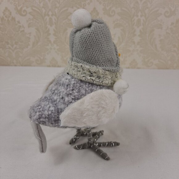 Target Featherly Friends Gray and White Bird With Snow Cap & Scarf - Picture 5 of 7